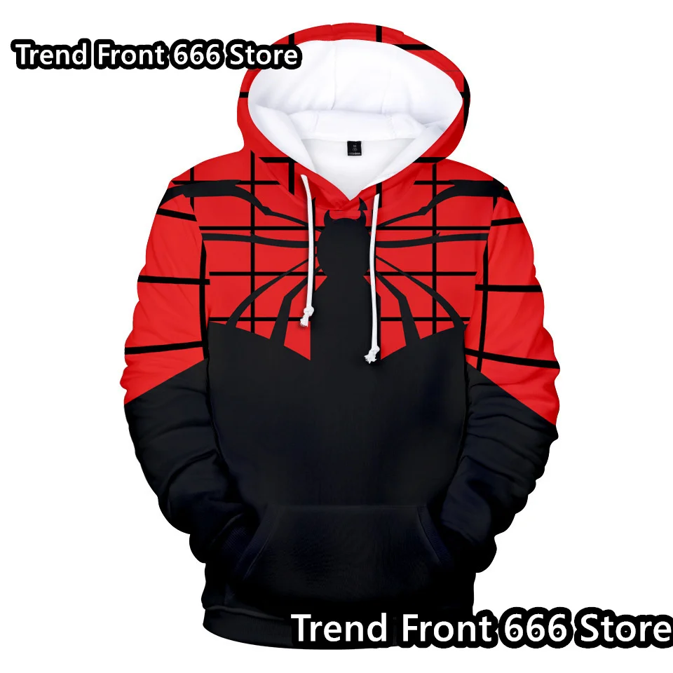 Boys/Mens Spider-Man 3D Hoodies Autumn Pullover Sweatshirts Boys Adult Superhero Hoodie Long Sleeve Cos Jacket For Children