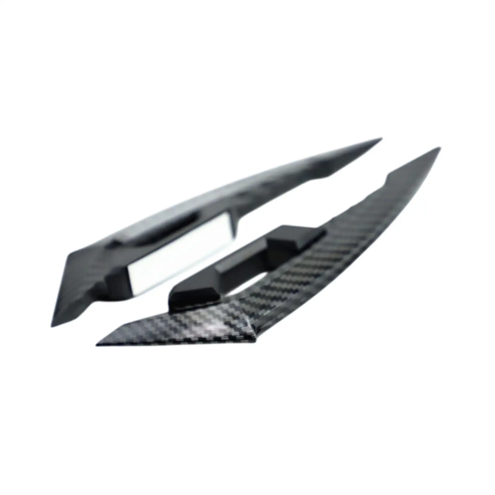 Motorcycle Winglets Carbon Fiber Look Aerodynamic Fins Lightweight Side Spoiler Wings for Sporty Upgrade