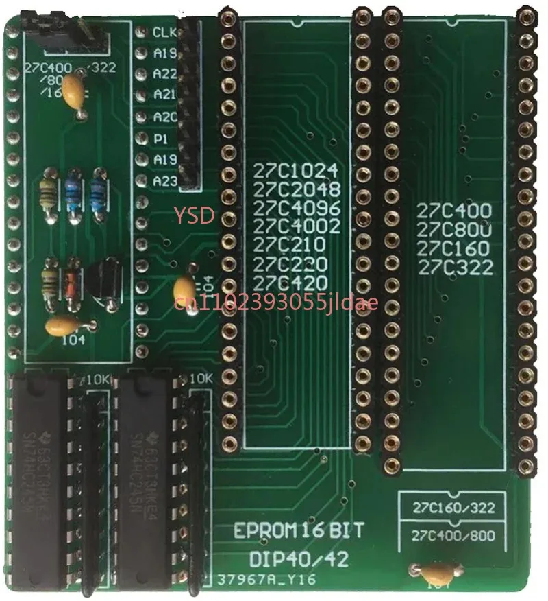 Memory Chip Programming Adapter 16BIT EPROM Converter Fit 27C Full Series Chips