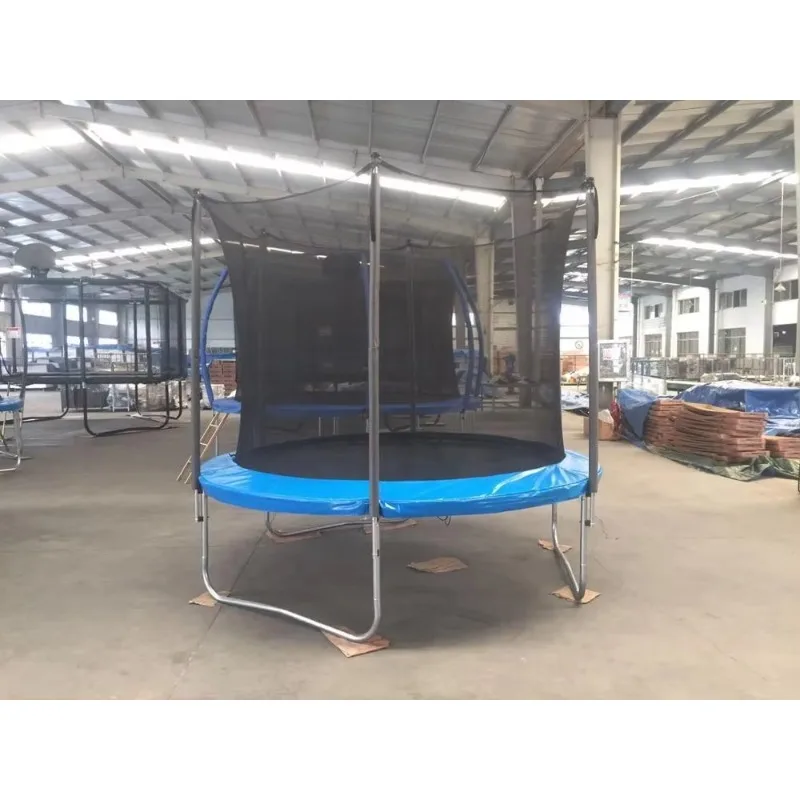 Europe Popular 10FT Round Trampoline with Steel Enclosure Featuring Polypropylene PVC Foam Plastic Materials-for Boys Girls