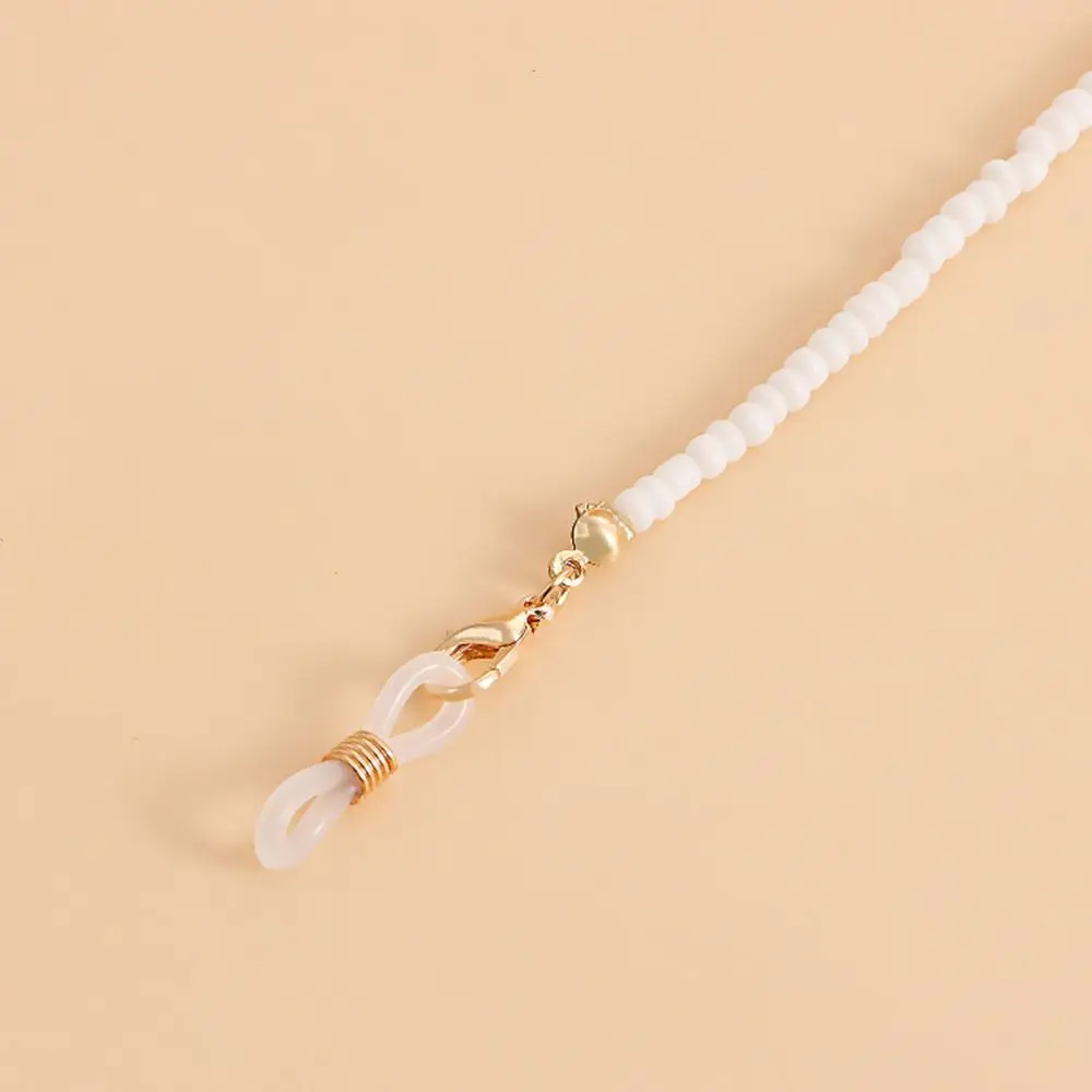 Colorful Rice Beads Eyeglass Chains Delicate Trendy Sunglasses Masking Chains Antiskid Glasses Pendant Glasses Hanging Chain