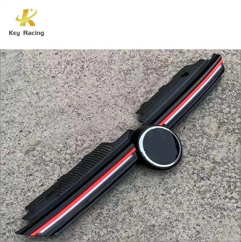 Fit For Volkswagen Golf 8 MK8 GTl Pro Rling Front Bumper Grille Car Accessories Front Grill With LED Light