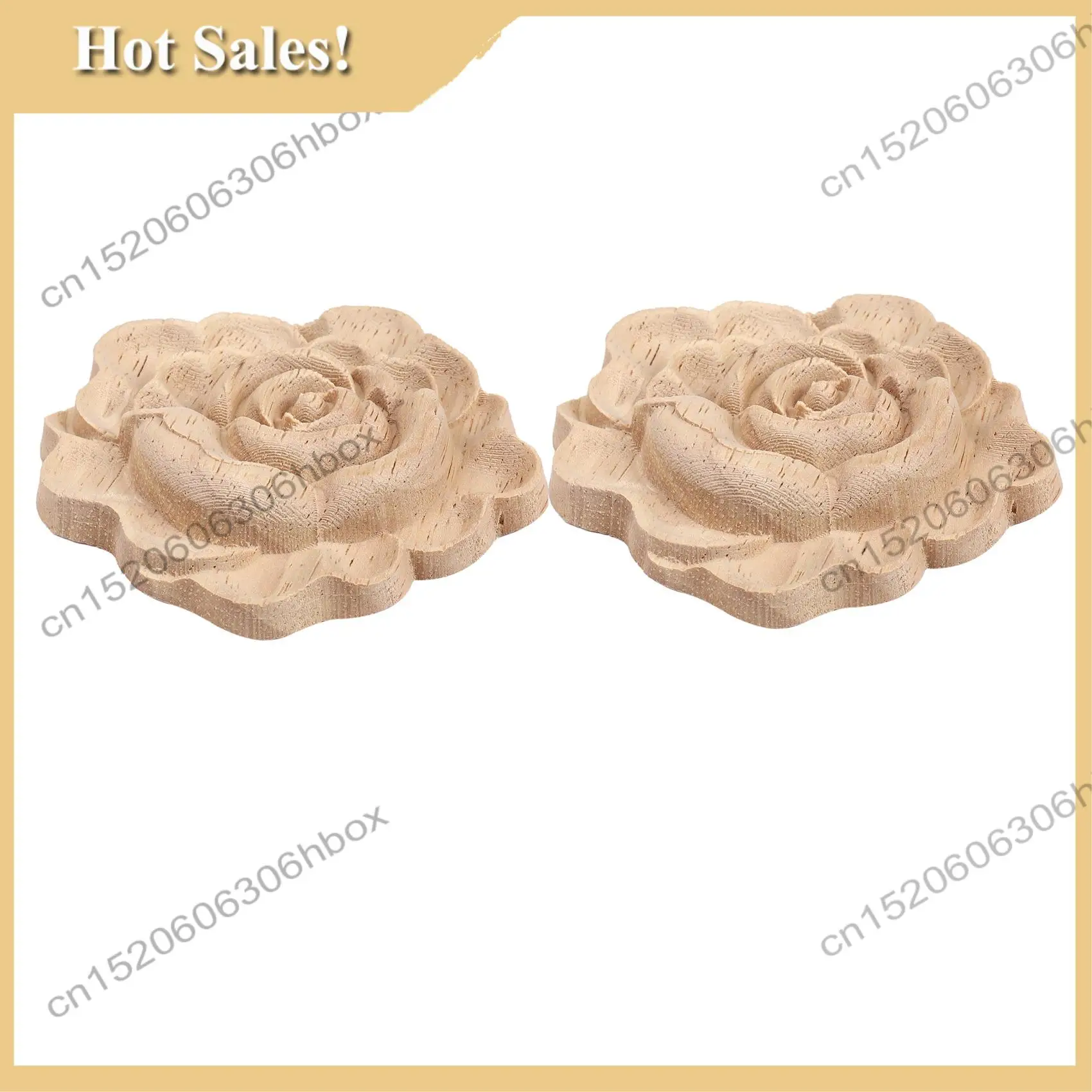 -HOPE 家具木彫りアップリケヴィンテージ航海装飾キャビネットドアソリッドデカール花柄彫刻木製