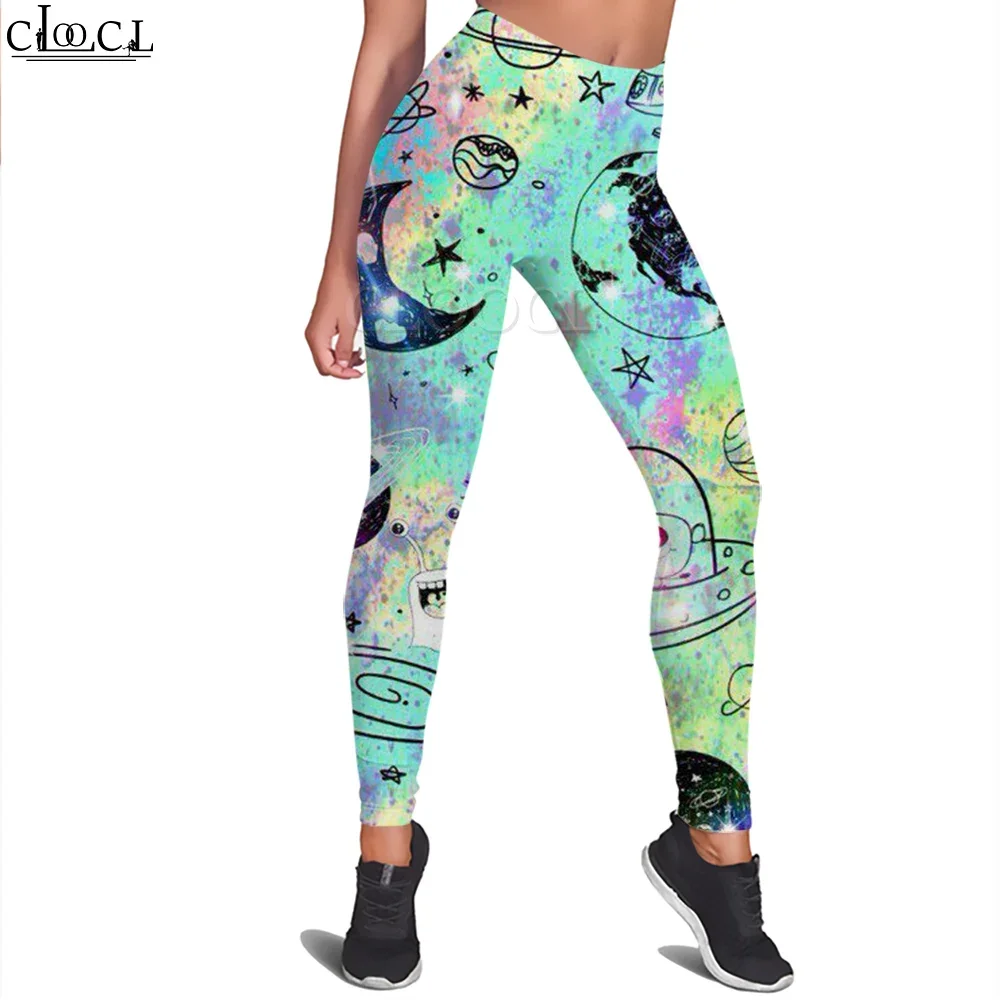 CLOOCL Y2k Leggings Hip Hop Yoga Pants Trending Trousers Running Daily Fitness Pants for Ladies Street Legging Disco Leggings