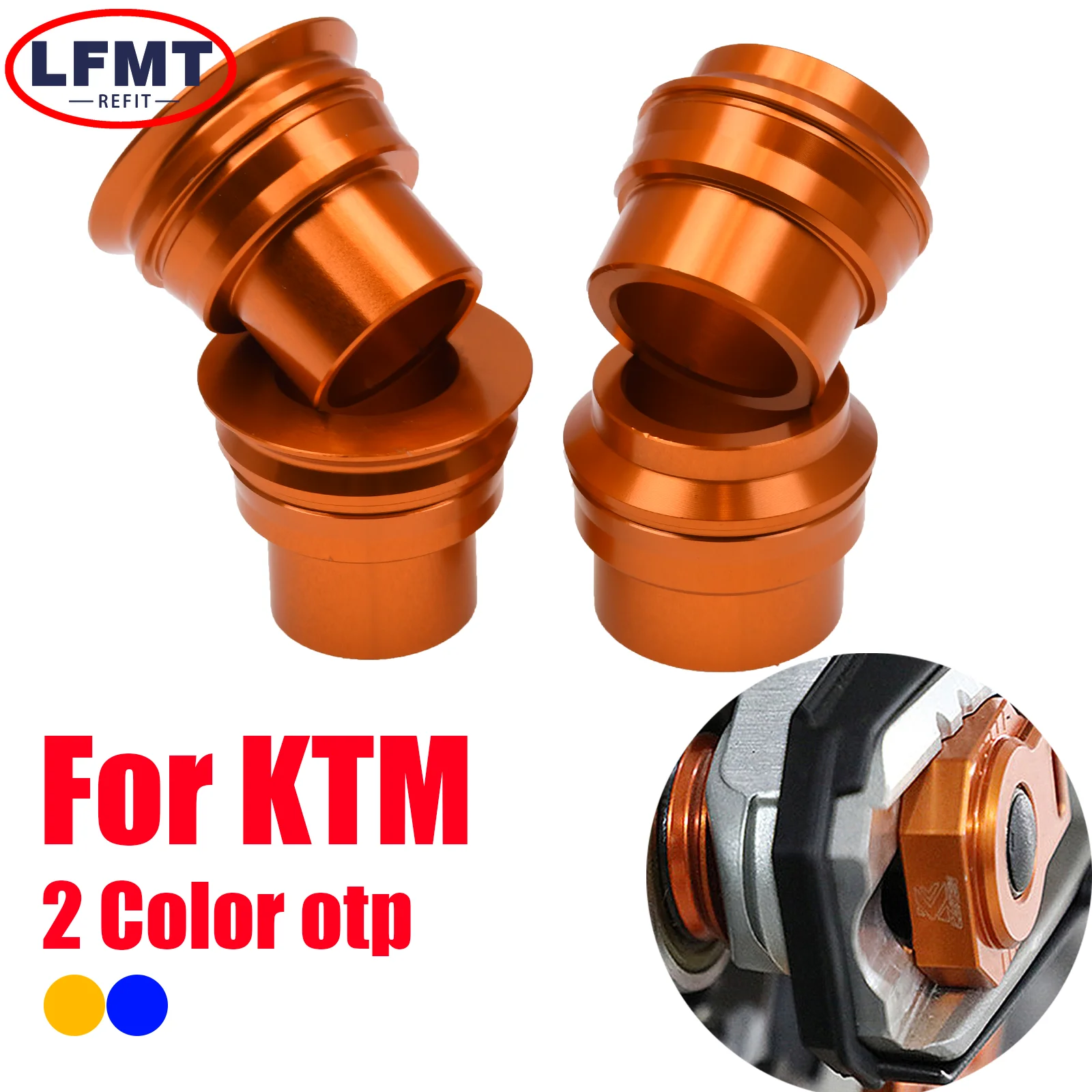 

Motorcycle Front and Rear Wheel Hub Spacer For KTM 125-500 XC/XCF/XCW/SX/SXF/EXC/EXCF/TPi/6D 2017-2024 GasGas EX EC MC 125-300