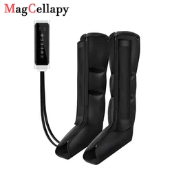 4 Airbags Leg Air Compression Massage Pneumatic Boots Lymphatic Drainage Rehabilitation System Press Therapy Pump Calf Wrap