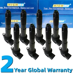 Ignition Coil pack For 2003 2004 2005 2006 Porsche Carrera GT 980 5.7L V10 M80 Cayenne 9PA 4.5L V8 M48 02-2007 98060290400