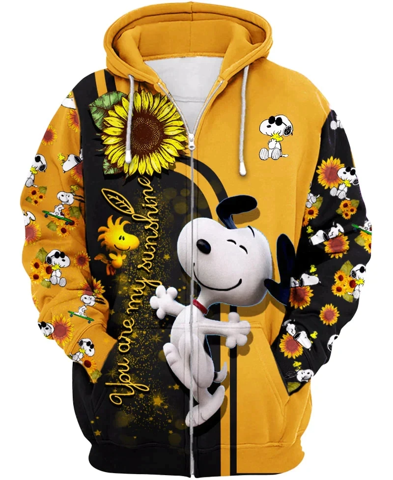 2024 Disney Animation Fashion Men's spring 3D printed hoodie men and women's top street style casual hoodie