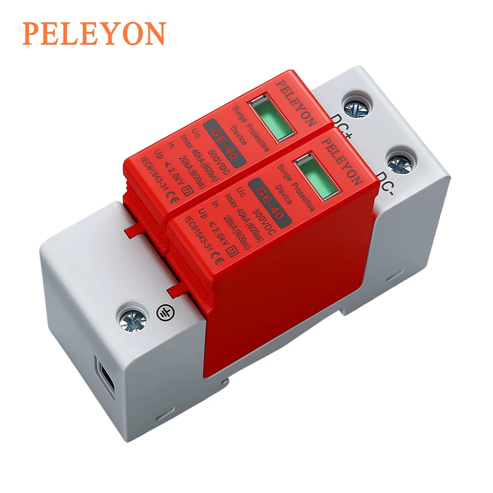 20KA~40KA SPD DC 1000V/500V  House Surge Protector Protective Low-voltage Arrester Device