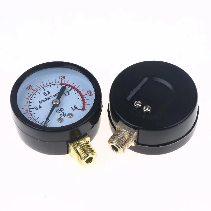 1Pcs Hydraulic Pressure Gauge 0-25Bar 0-10Bar 0-12Bar Air Compressor Measuring Tool