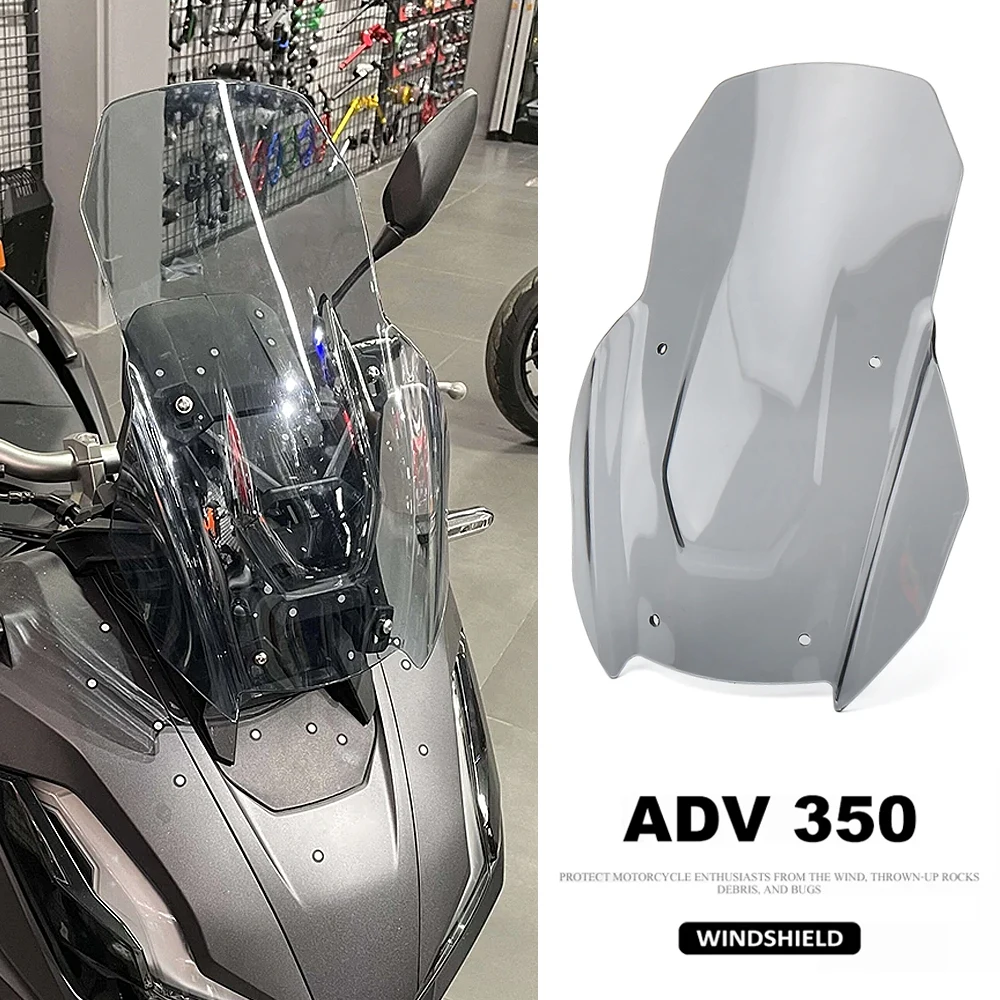 

New Motorcycle Accessories Windshield Acrylic Front Windshield Shroud For HONDA ADV350 Adv350 adv350 ADV 350 2022 2023