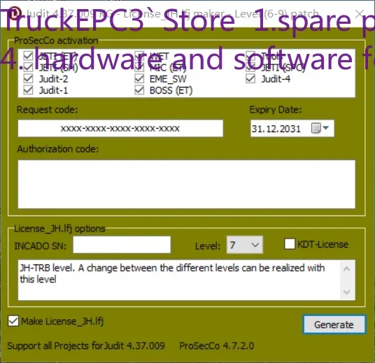

TruckEPC3 Jungheinrich (JETI) Judit -4 License SH ET 3 IN ONE 4.37.009 Keygen+Level 2-9 [2024] (поддержка проектов 4.37.009)