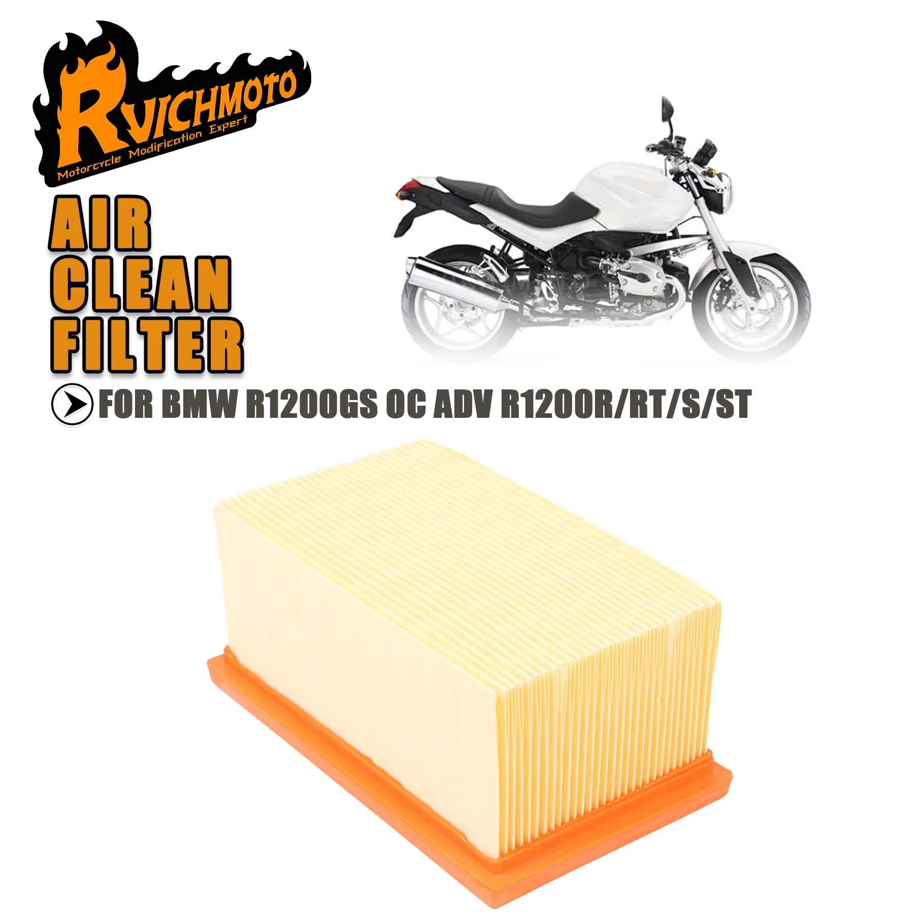 R1200 GS R RT S ST Motorcycle Air Filter For BMW R1200GS OC 2004-2009 ADV 2006-2013 Intake Purification Cleaner Clean Element