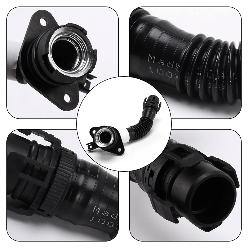 11127584128 Crankcase Vent Hose From Valve Cover For -BMW X3 F25 X4 F26 X5 E70 X6 E71 F12 F13