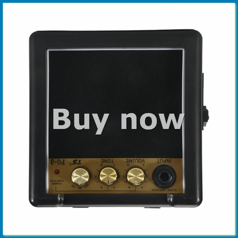 Portable Mini Guitar Bass Amplifier Guitarra AMP 5W Speaker Clip-On Guitar Parts Accessories for Acoustic Electric Guitar PG-3