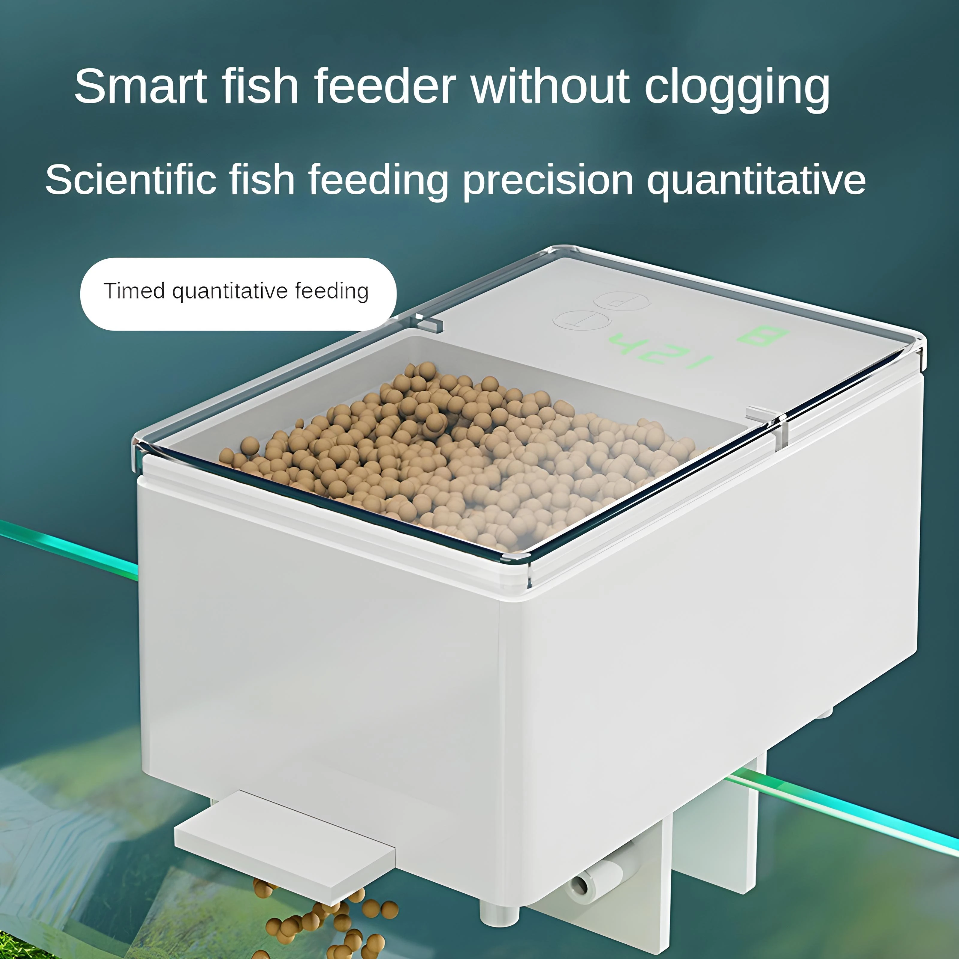 

Fish feeder/automatic intelligent fish feeder/timed and quantitative non jamming of grain/stackable large grain storage silo