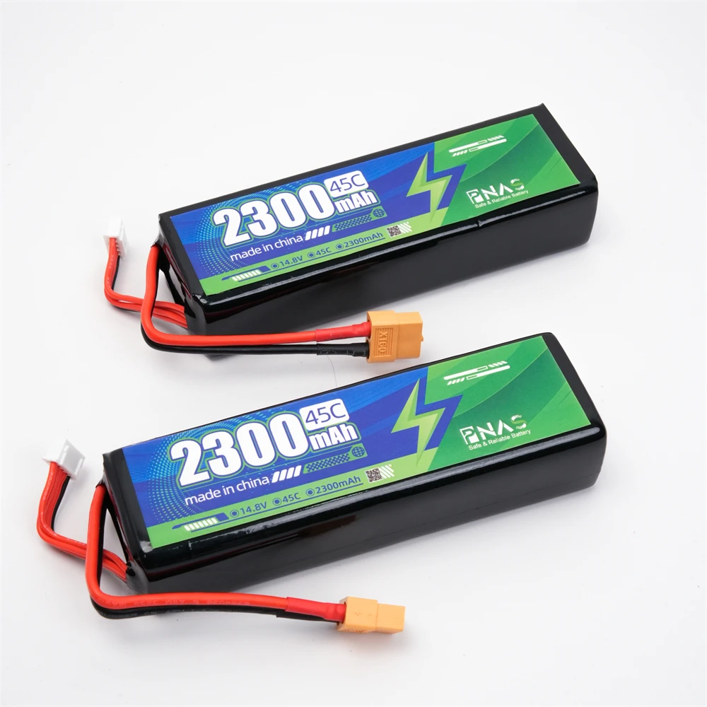 Casing Keras Lithium-Ion Kapal Rc Performa Tinggi 6S 2300Mah 14.8V 45C