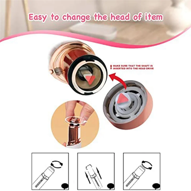 - رؤوس بديلة A89Z، رؤوس بديلة لإزالة شعر الوجه للنساء من الجيل 2 لأداة إزالة شعر الوجه التي تعمل باللمس