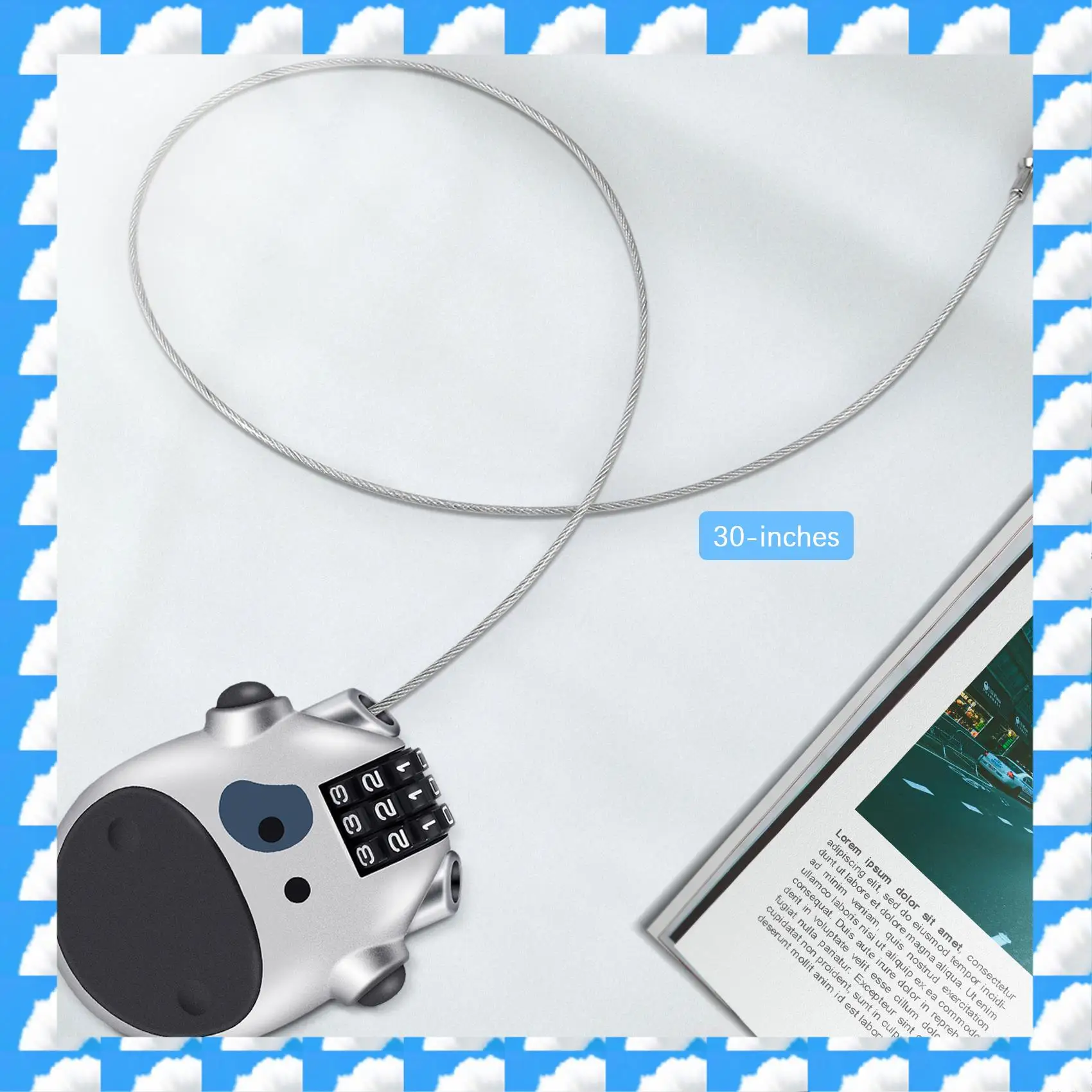 Onge Bike Lock Comb…