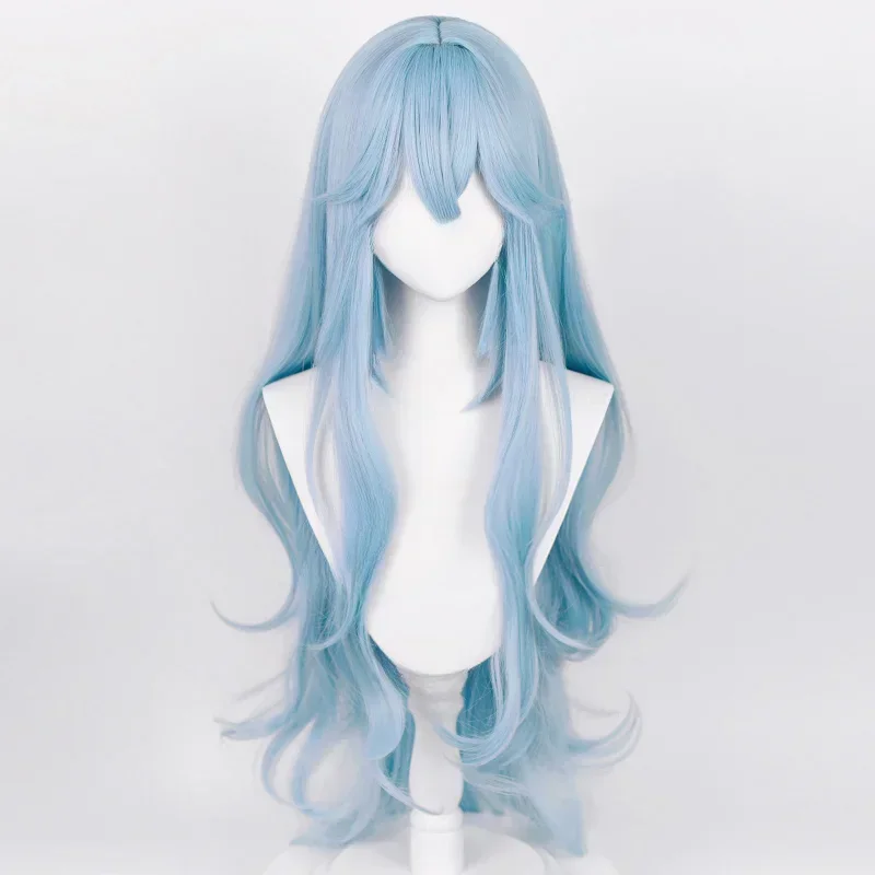 Anime New Rei Ayanami Cosplay Wig EVA Cosplay Long Wave Blue Wig EVA Cosplay Wigs Heat Resistant Synthetic Hair Wigs