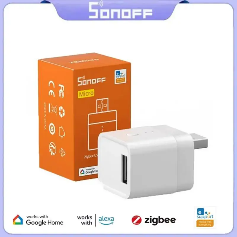SONOFF 1-5PCS ZBMicro Micro Zigbee USB Smart Adapter Hi-Speed USB 2.0 Voice Control For Smart Life Work With Alexa Google Home