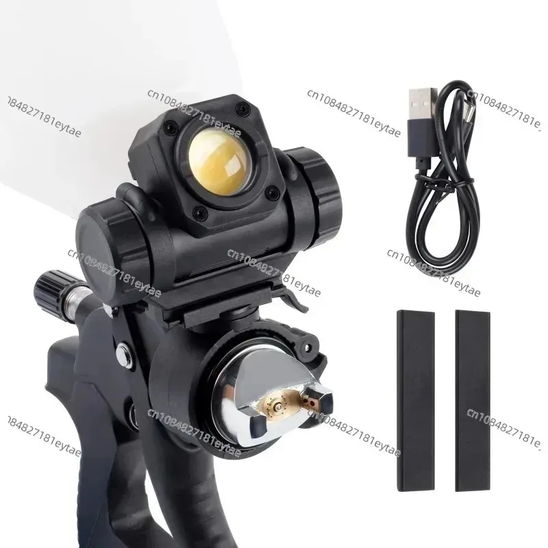 Pneumatic Tools Accessories Parts High Efficiency Spray Gun Light 6w Rechargeable Spray Gun Light