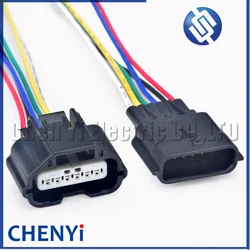 6 Pin Auto throttle valve connector Air Flow Meter Sensor harness plug 7283-8850-30 7282-8850-30 For Nissan 350Z R35 GT-R V35