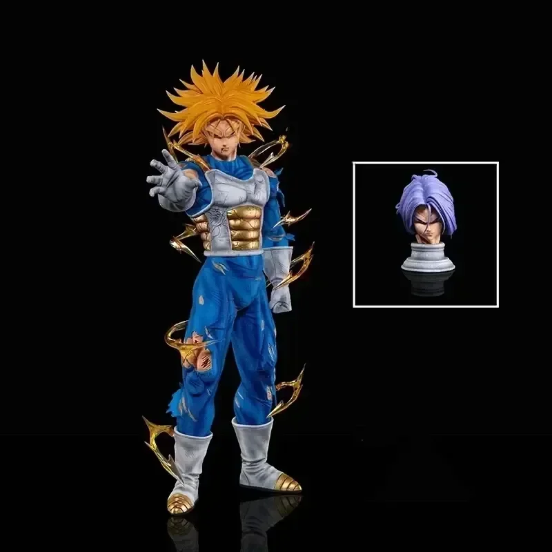 

32cm Anime Dragon Ball Trunks Figure Super Saiyan Action Figurines Statue Gk Dbz Pvc Collection Model Doll Children Toys Gift