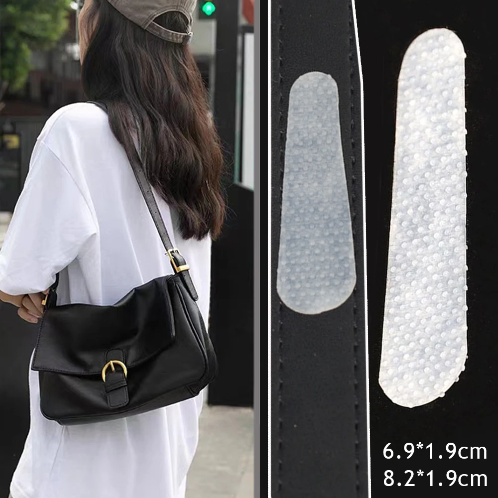 12pcs New Non-slip Patch For Bag Strap Anti-slip Sticker Fashion Transparent Shoulder Bag Non-slip High Quality Bag Accessories image 2