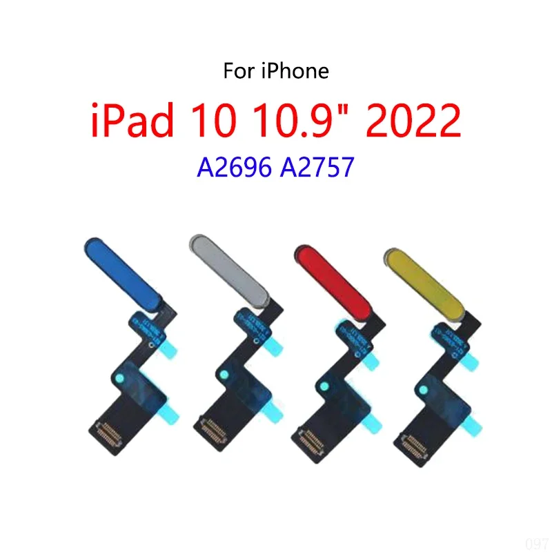 

Home button fingerprint scanner Touch ID menu return sensor flex cable for iPad 10 10.9 "2022 a2696 a2757