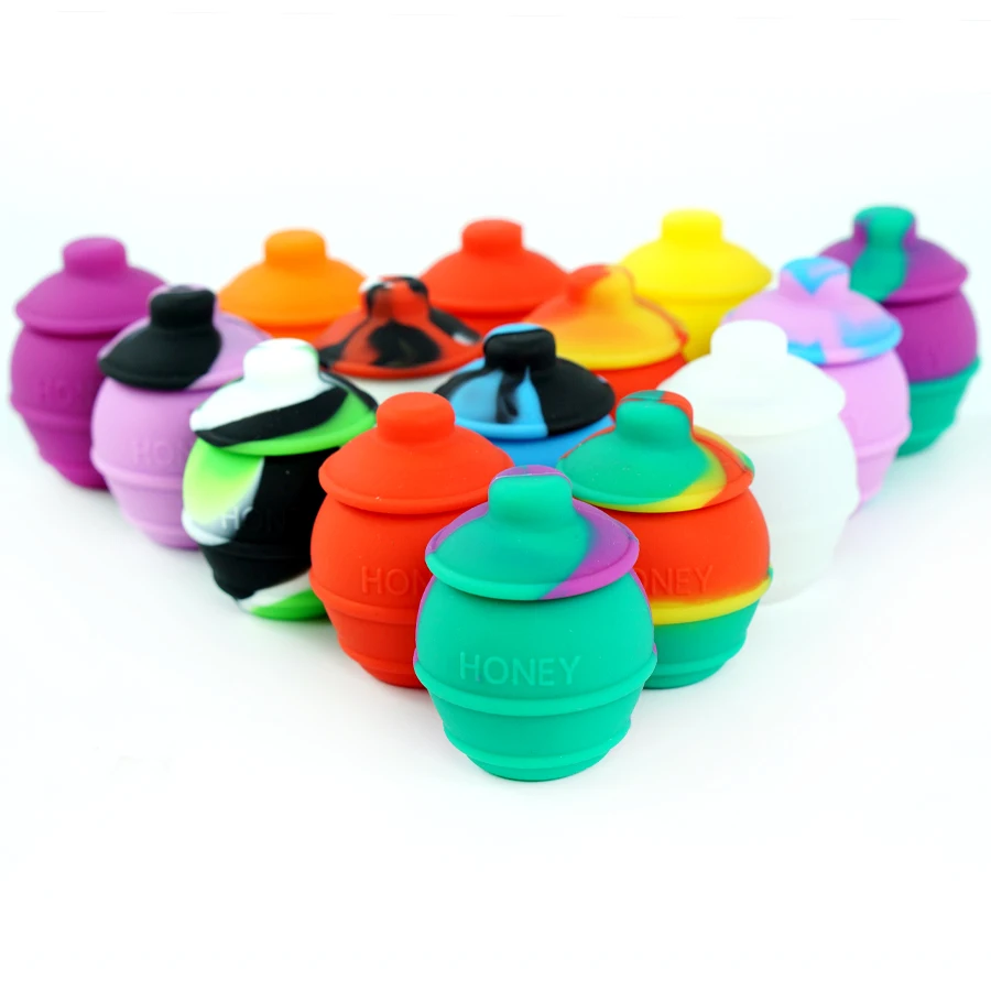 35ml 1PCS Silicone Containers Jars Honey Pots Multi Use New Storge Jars