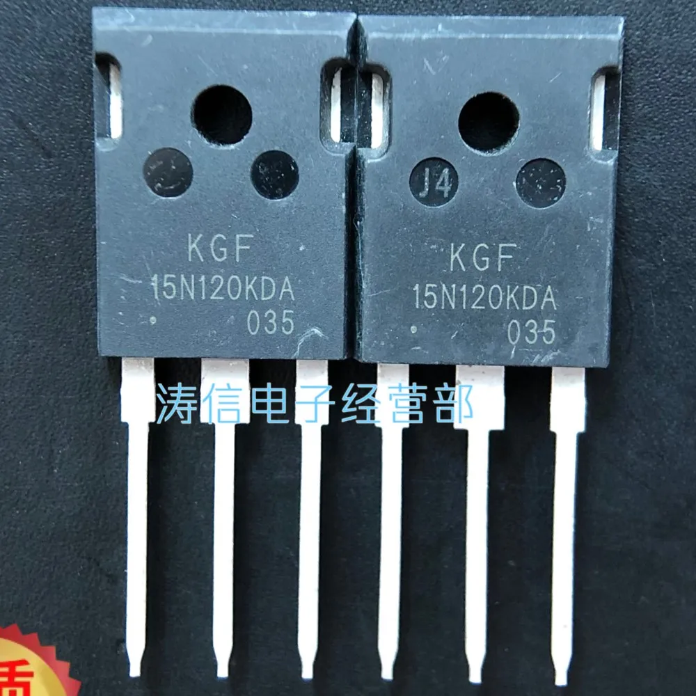 10PCS/Lot KGF15N120KDA 15N120KDA  IGBT 15A1200VBest Quality Imported Original