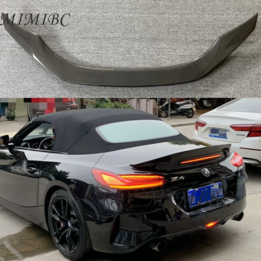 

FOR BMW Z4 G29 2 Door Coupe TRD Style Rear Trunk Boot Spoiler 2020 2023 Real carbon fiber Rear Trunk Spoiler Car Wing