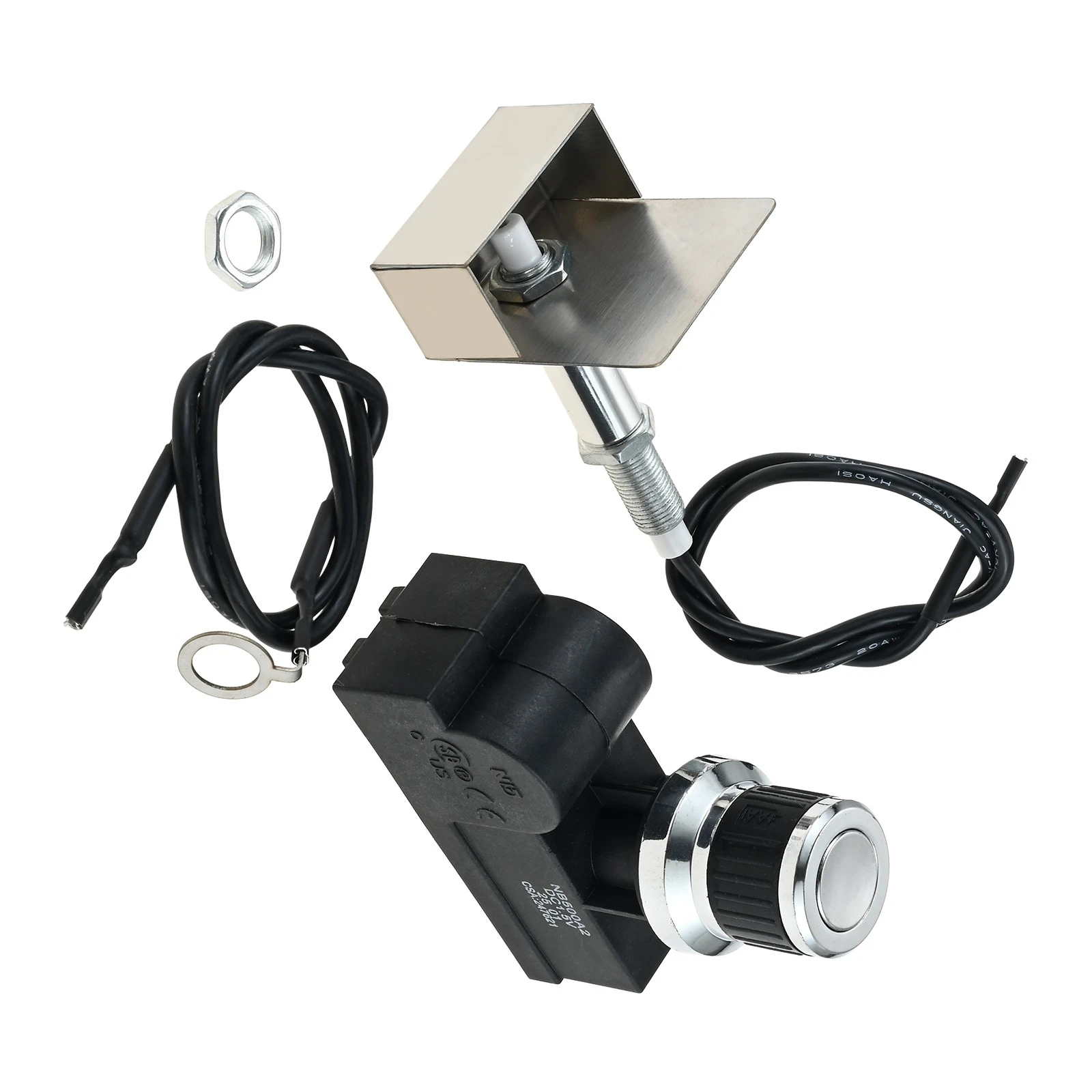 AA 2 Exits Electronic AA Igniter Kit for Broilmaster Grill D, P Series Spark Generator and Electrode Collector DPP20