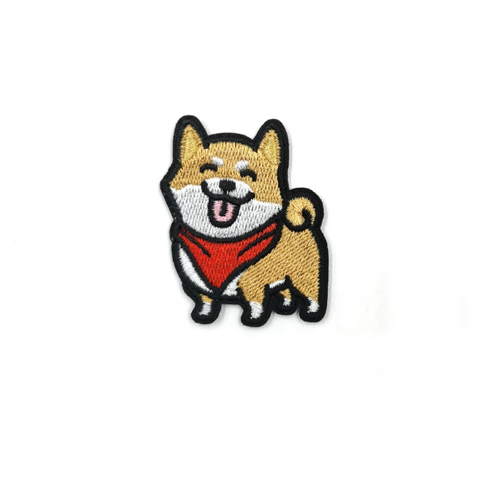 

Cute DIY Corgi Dachshund Corgi Iron On Badges Apparel Decoration Patches Sewing Fabric Dog Pattern Appliques Clothes Embroidery