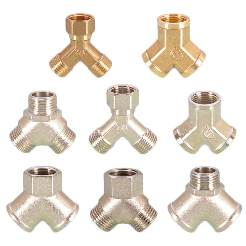 1Pcs Female/Male Thread Brass Pipe Fittings 1/4