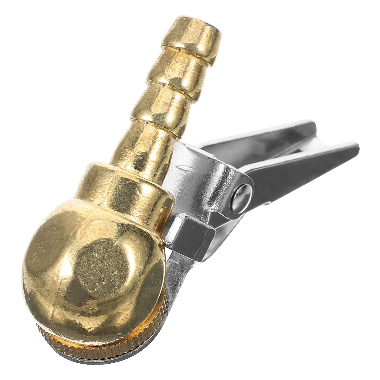 Locking Air Chuck with Clip Tire Inflator Quick Connect Copper Made for Cars Trucks Suvs High Pressure Inflation Tool Air