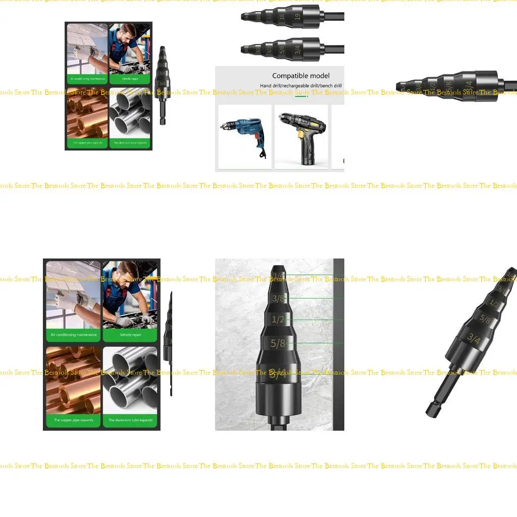 

12pf Heavy Duty 5 в 1 расширитель труб, для электрических сверл, эффективное расширение труб
