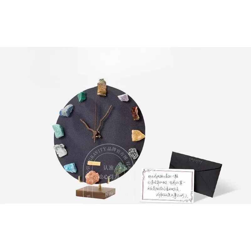 Handmade Natural Geode Timepiece, Custom Crystal & Mineral Wall Clock, Museum-Quality Heirloom for Luxury Home Decor