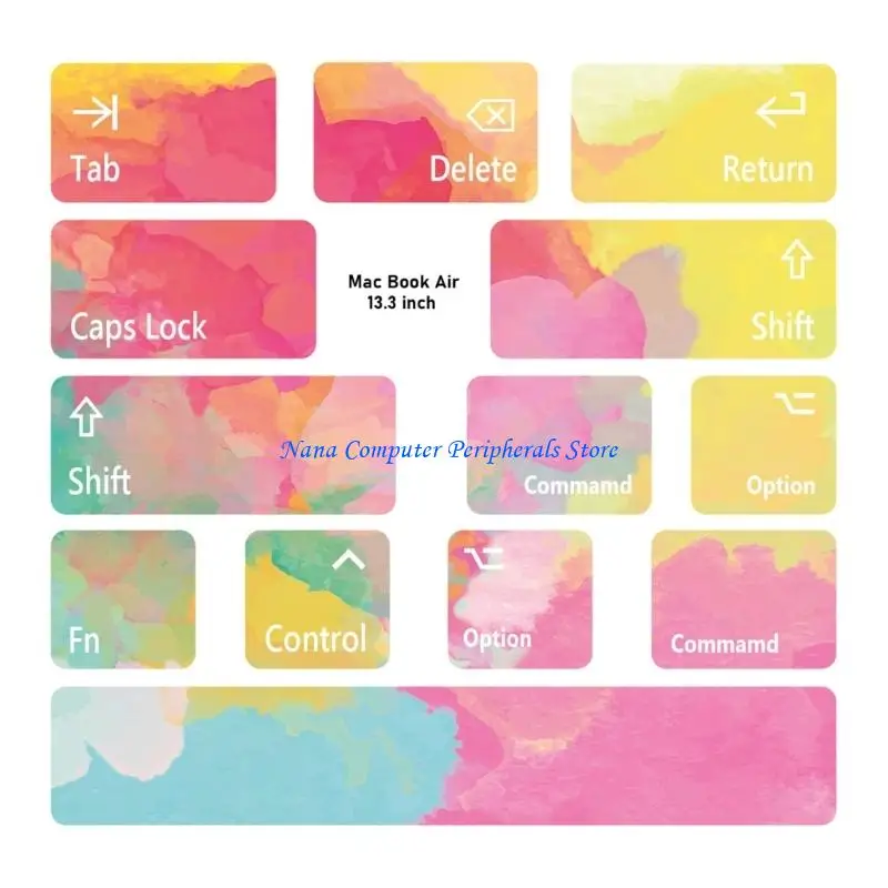 F68C Keyboard Tearable Button Film Cartoon Animation Texture Cover
