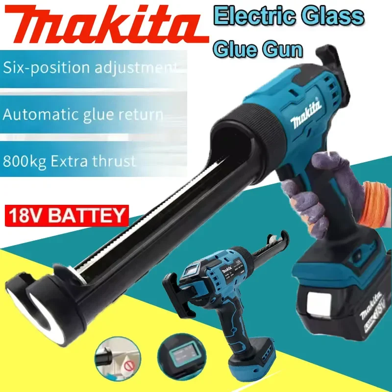 

Makita Glass Doors Windows Electric Glass Glue Gun Cement Glass Adhesive Glue Seal Sealant Tool Wireless Filling Sewing Gun