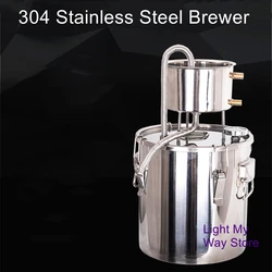 Stainless steel winemaking equipment machine pure dew distiller white wine fermentation and distillation all-in-one machine