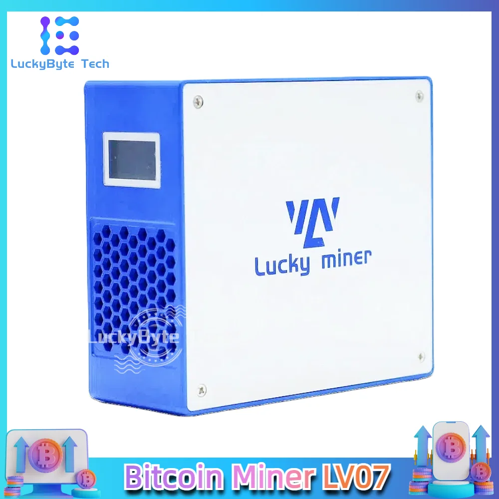 Lucky Miner  LV07 Crypto Miner  Solo Bitcoin Mining Machine 1TBH/S SHA256  BM1366 BTC BCH BSV DGB Household  ASIC Lottery Miner