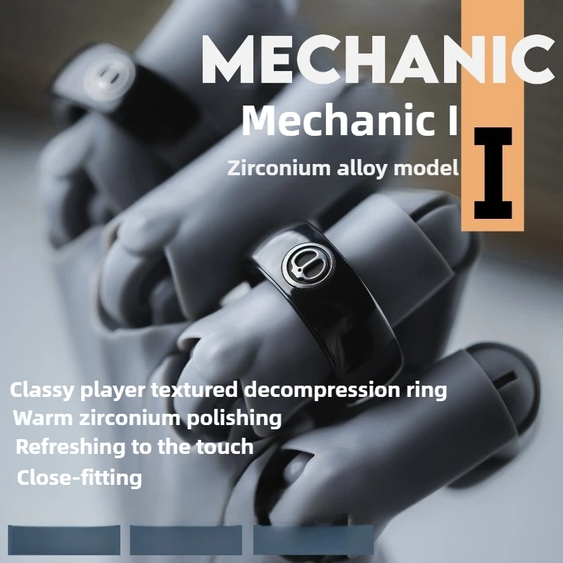 

LAUTIE Mechanic I циркониевый сплав EDC магнитный абзац механическая трещотка кольцо на кончике пальца декомпрессионная настольная игрушка