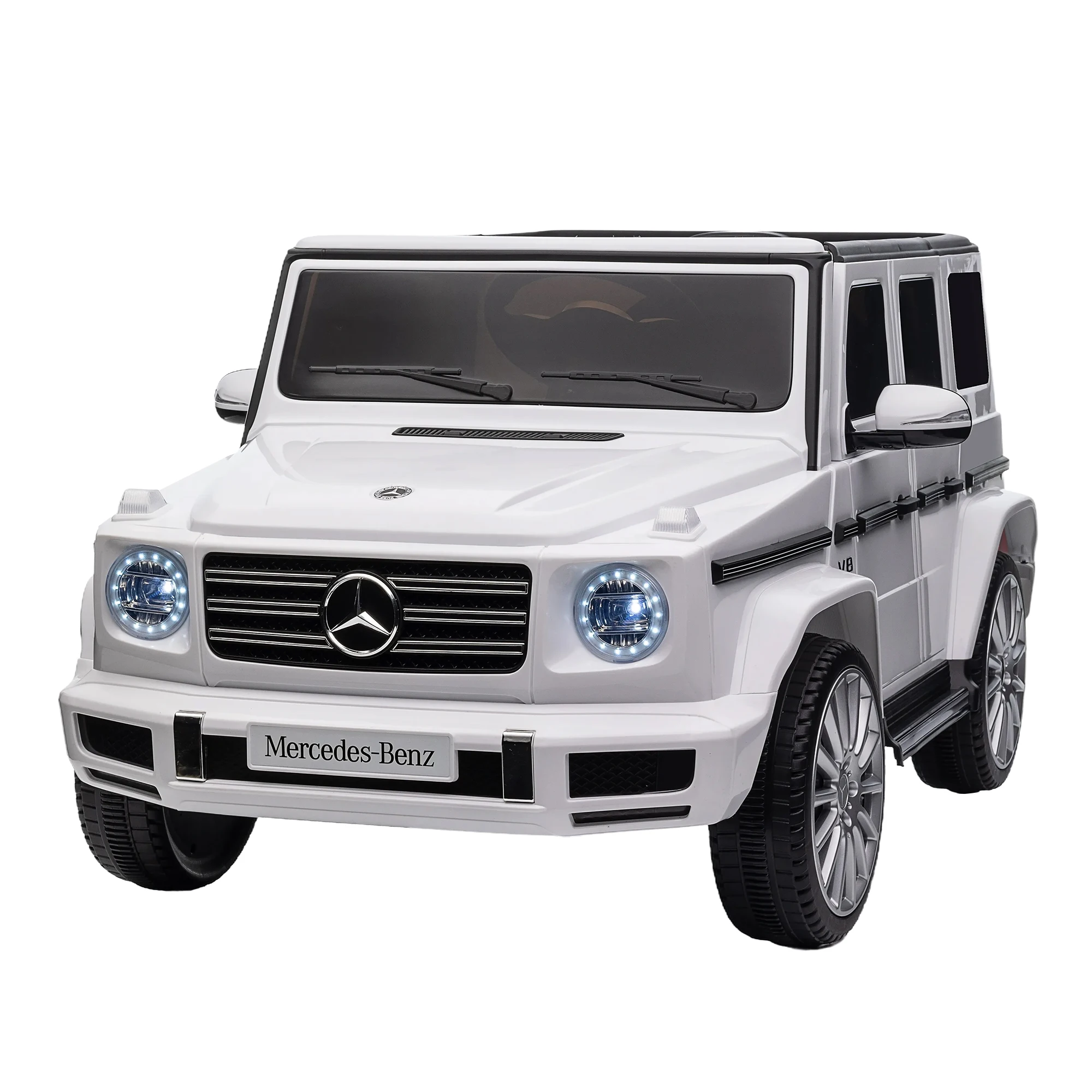 Carro elétrico de controle remoto para crianças, passeio no brinquedo para pais, Mercedes-Benz G500,24V, 2.4G W, carro elétrico de três velocidades