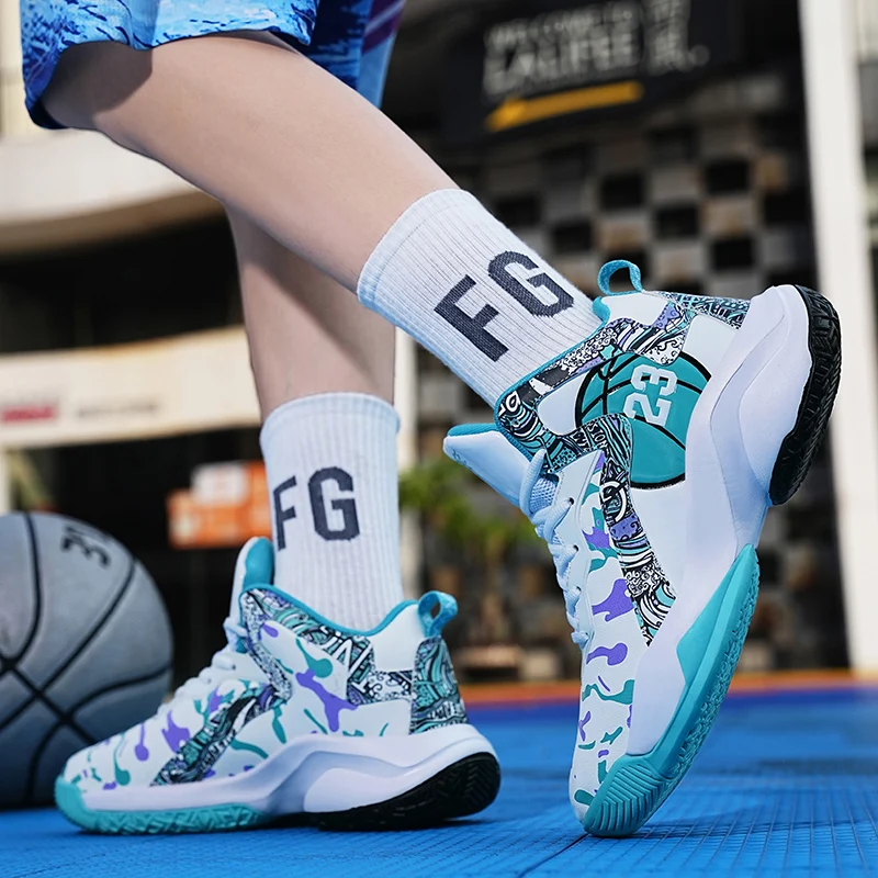 

2025 Explosions Men's Shoes Wear-resistant Basketball Shoes Men's Shoes genuine goods sneaker Autumn Men's Anti-slip Sneakers