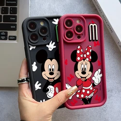 Etui na telefon Cartoon Mickey Minnie do Oppo Reno 12 11 10 8 7 6 5 4 3 Reno12 Reno11 Reno10 Reno8 T Z F Pro Plus 4G 5G Ladder Cover