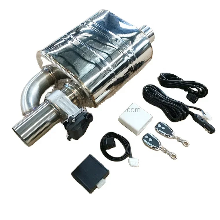 Performance Single Electric Valve Exhaust Valvetronic Muffler With Remote Control