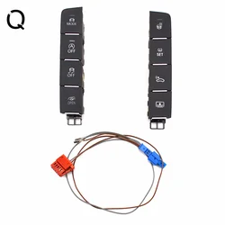 Full Key Steering Wheel Heating Switch For VW Passat B8 8.5 Arteon Central Decoration Backlight Switch 3GD927137A 3GD927238C