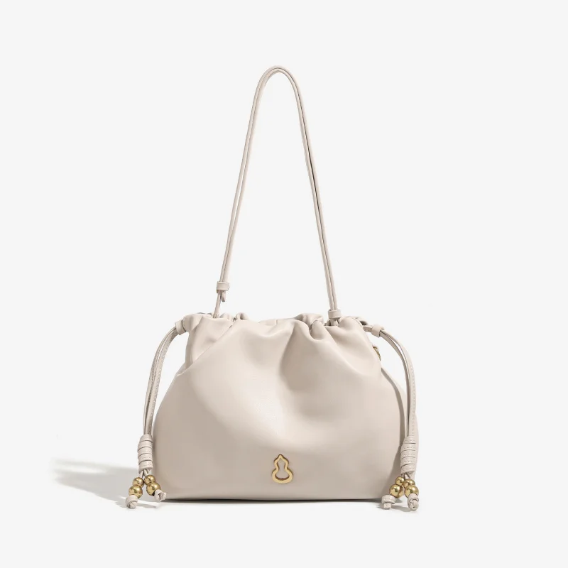 

Cross shoulder bag, women's high-end feeling, half slope cloud bag, 2025 autumn and winter new single shoulder bag